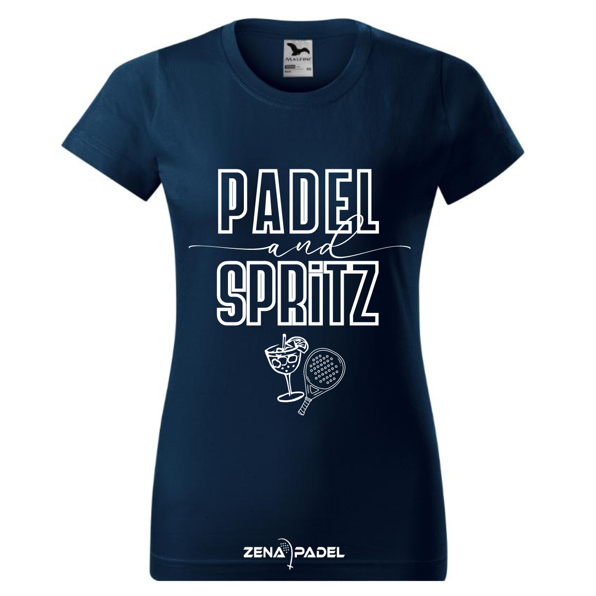 T-Shirt Cotone APERITIVO DONNA - Zena Padel