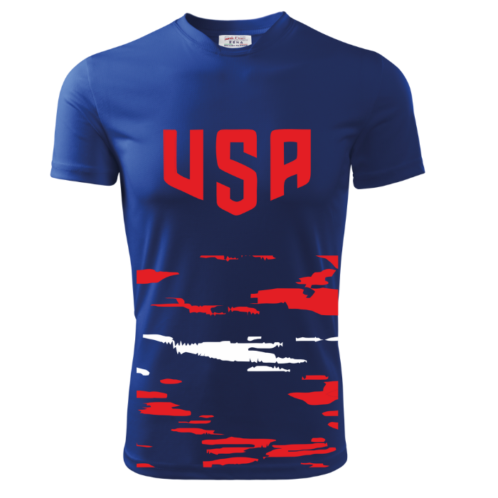 T-Shirt USA Camo - Zena Padel