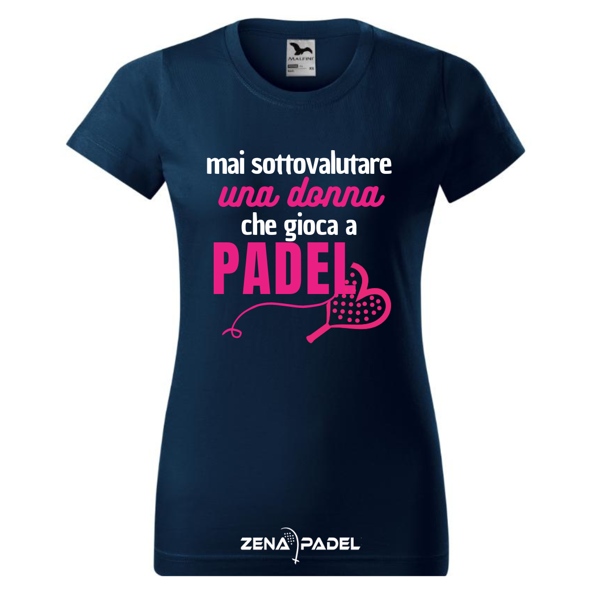 T-Shirt Cotone MAI SOTTOVALUTARE UNA DONNA - Zena Padel