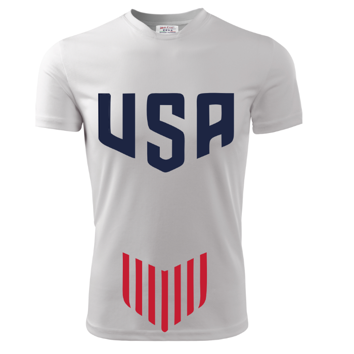 T-Shirt USA Vertical - Zena Padel