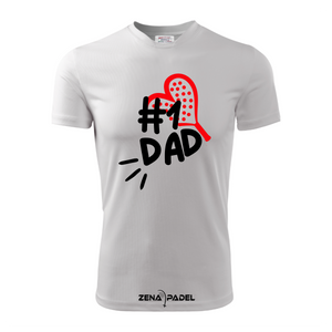 T-Shirt Cotone #1 DAD Padel - Zena Padel