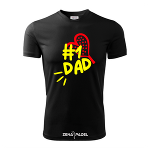 T-Shirt Cotone #1 DAD Padel - Zena Padel