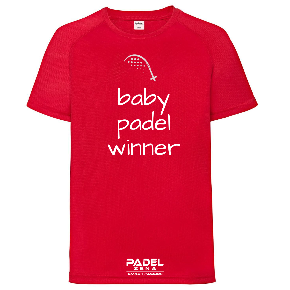 T-Shirt Tecnica Bimbo RED - Zena Padel