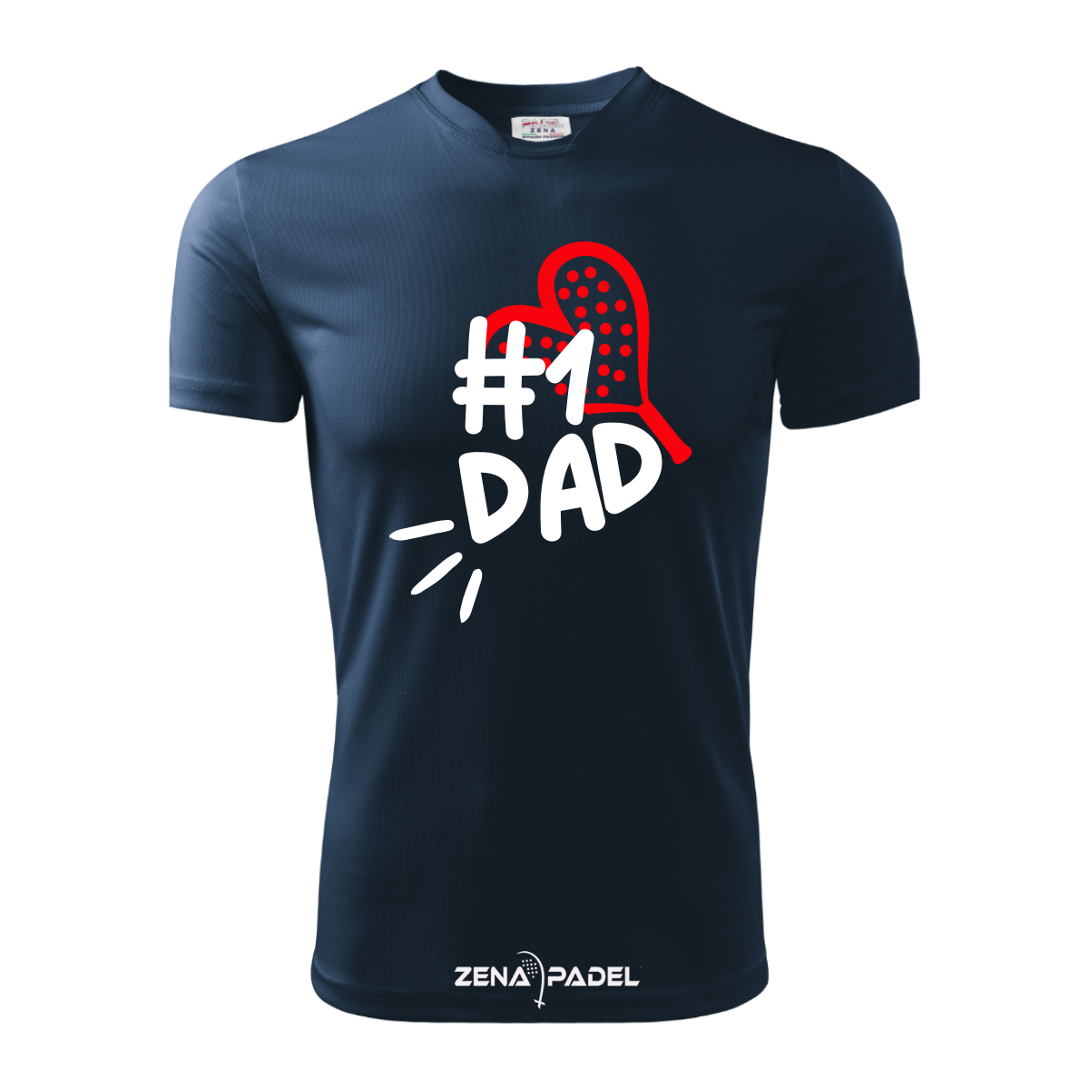 T-Shirt Cotone #1 DAD Padel - Zena Padel