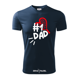 T-Shirt Cotone #1 DAD Padel - Zena Padel