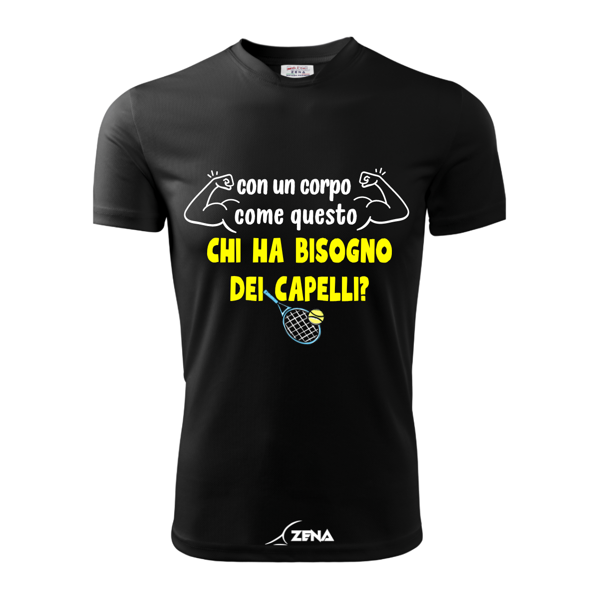 T-Shirt Cotone TENNIS - CORPO COME QUESTO - Zena Padel