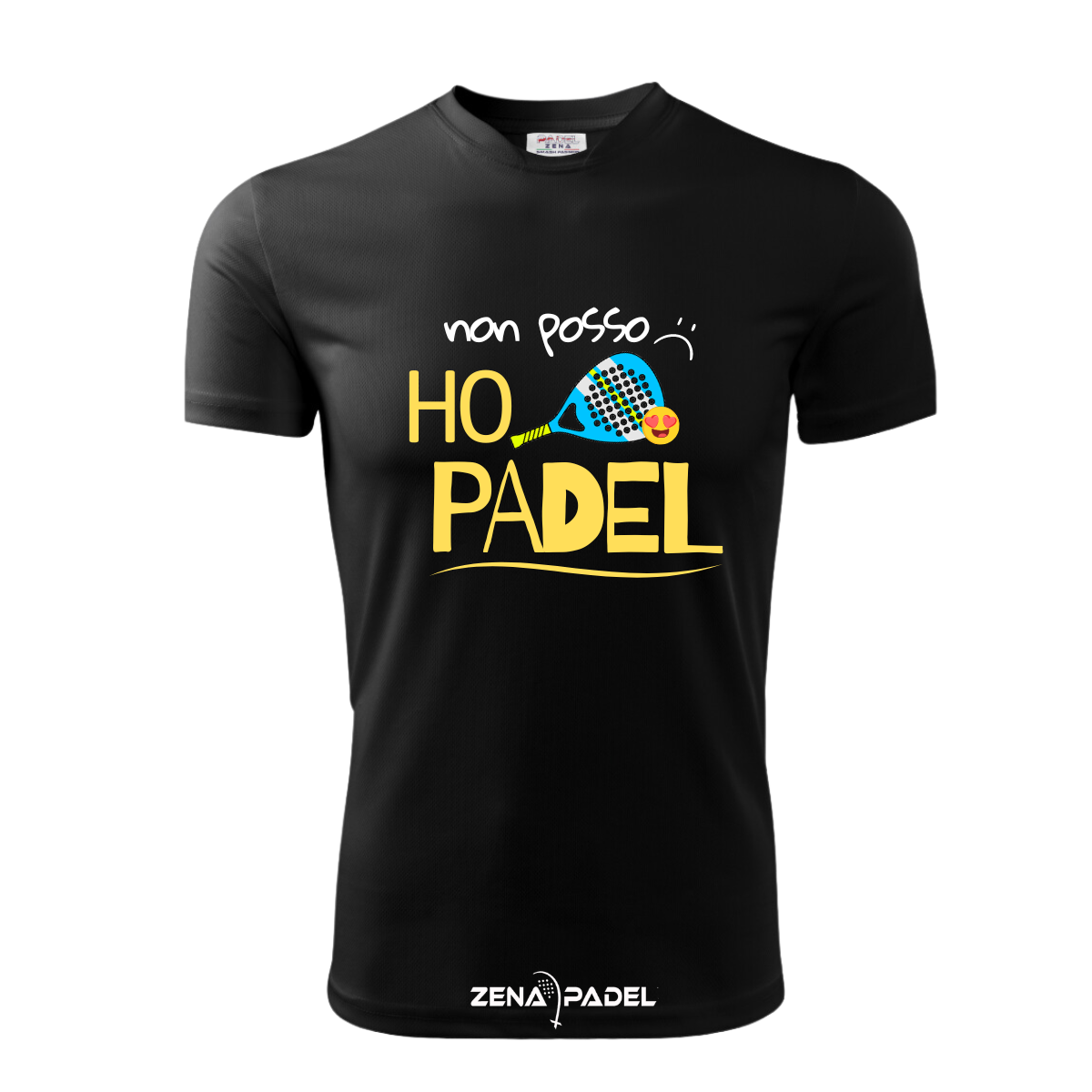 T-Shirt Cotone NON POSSO HO PADEL - Zena Padel