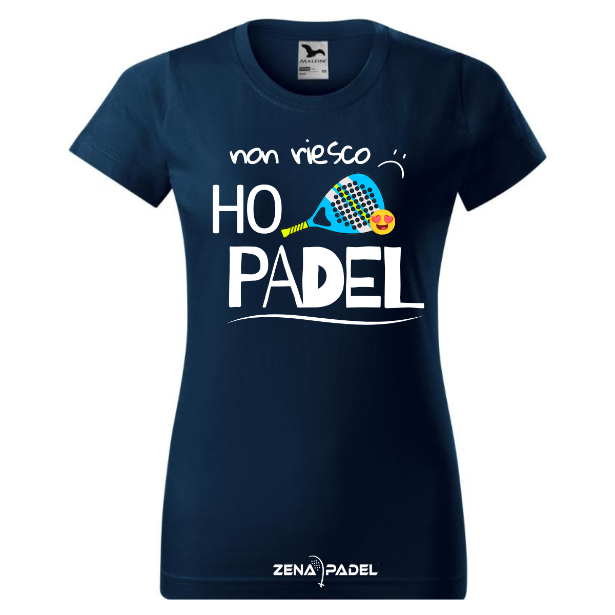 T-Shirt en coton JE NE PEUX PAS AVOIR PADEL FEMME