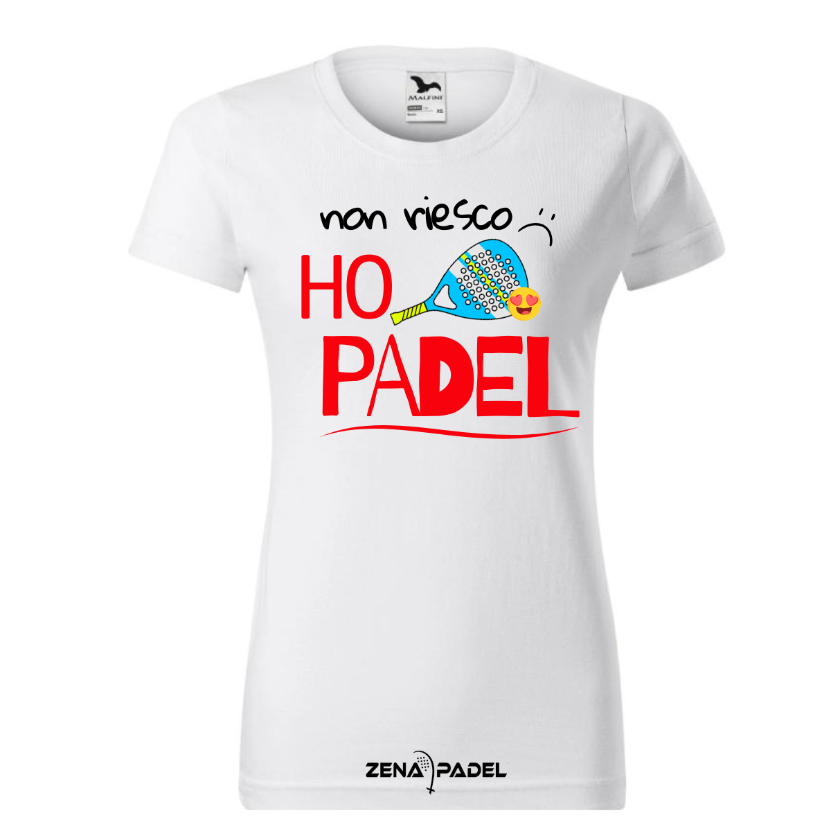 T-Shirt en coton JE NE PEUX PAS AVOIR PADEL FEMME