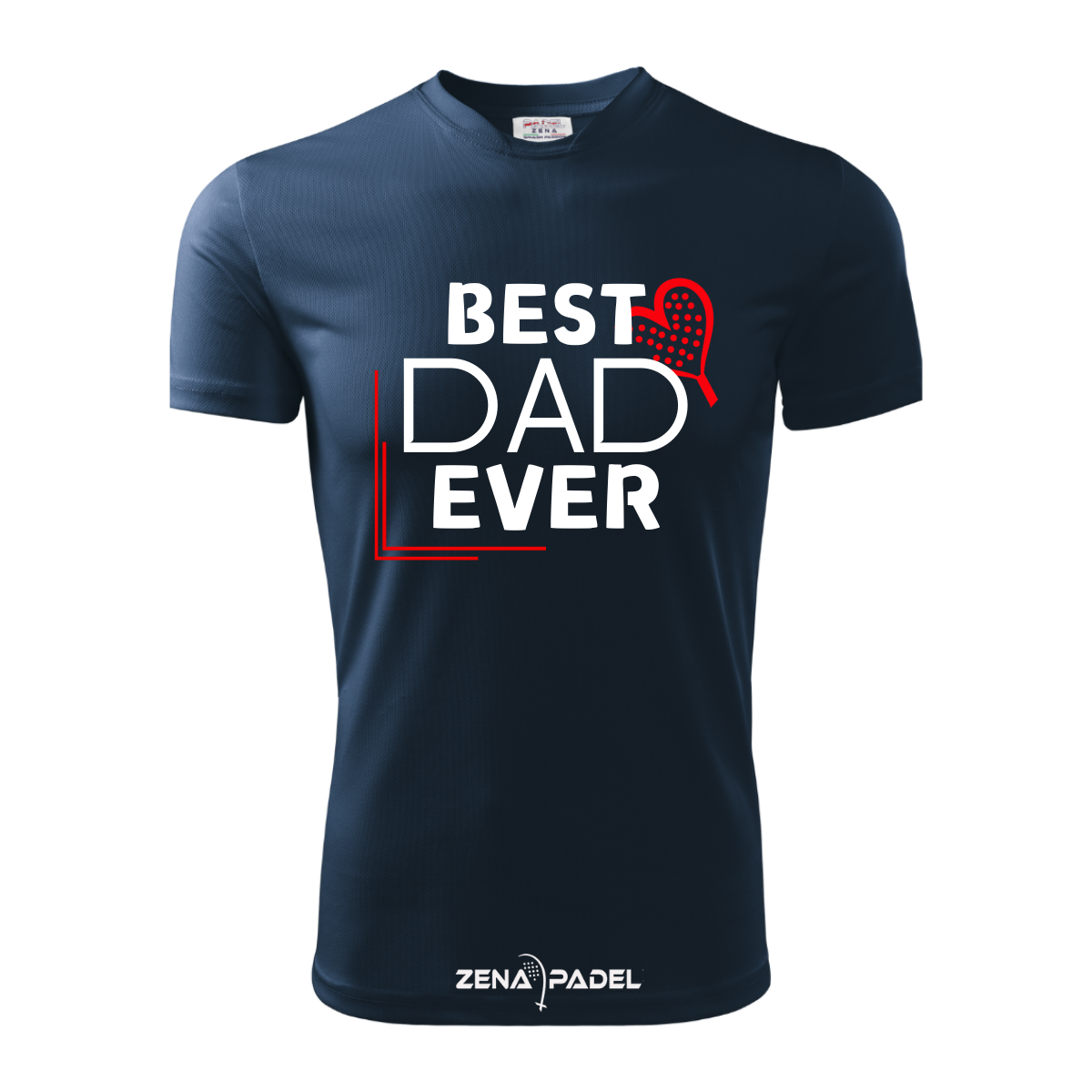 T-Shirt Cotone BEST DAD EVER Padel - Zena Padel