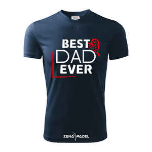 T-Shirt Cotone BEST DAD EVER Padel - Zena Padel