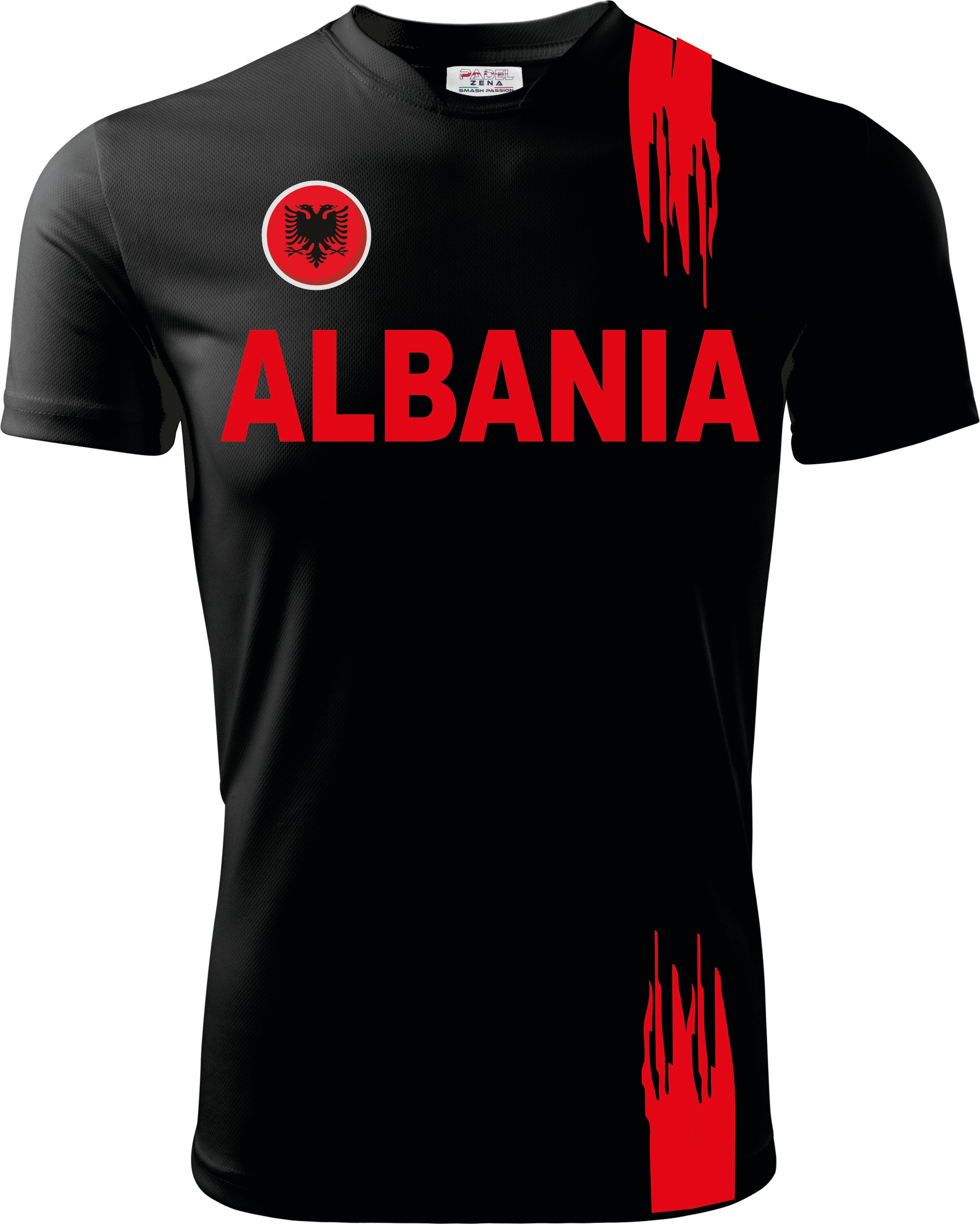 T-Shirt Padel Europei ALBANIA - Zena Padel