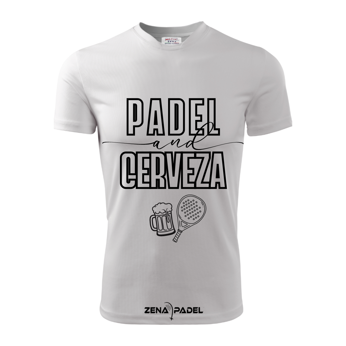 T-Shirt Cotone PADEL&CERVEZA - ESP - Zena Padel