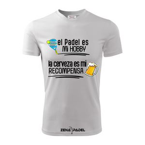 T-Shirt Cotone HOBBY / CERVEZA - ESP - Zena Padel