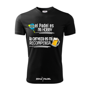 T-Shirt Cotone HOBBY / CERVEZA - ESP - Zena Padel