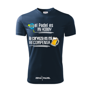 T-Shirt Cotone HOBBY / CERVEZA - ESP - Zena Padel