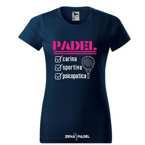 T-Shirt Cotone PSICOPATICA (DONNA) - Zena Padel