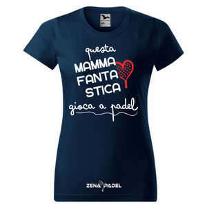 T-Shirt Cotone MAMMA FANTASTICA - Zena Padel