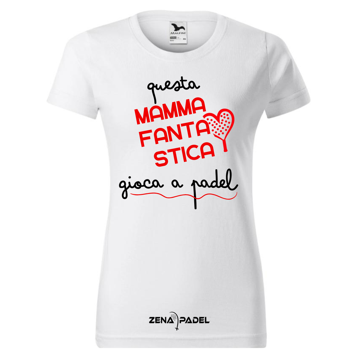 T-Shirt Cotone MAMMA FANTASTICA - Zena Padel