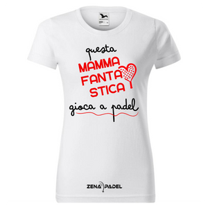 T-Shirt Cotone MAMMA FANTASTICA - Zena Padel