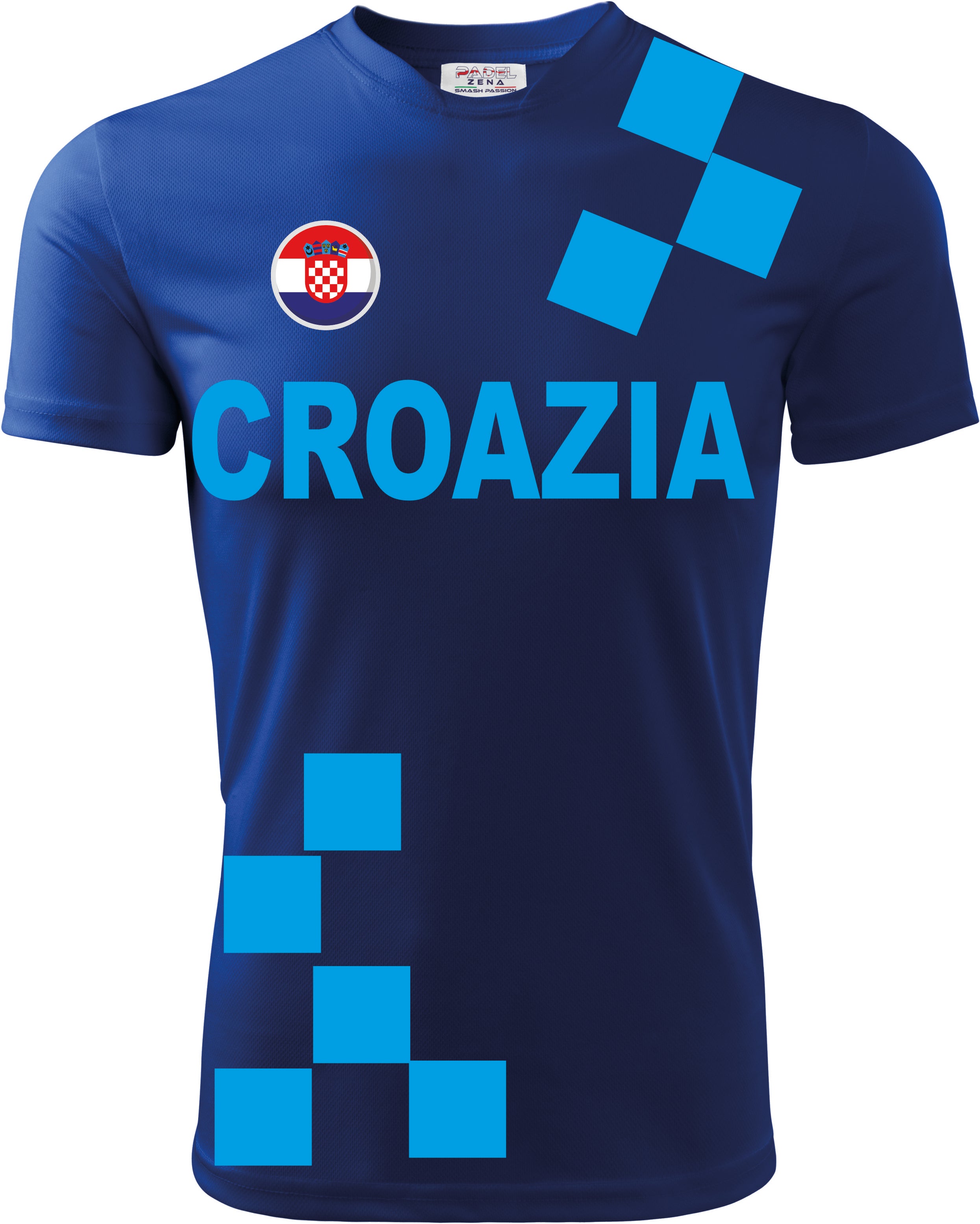 T-Shirt Padel Europei CROAZIA - Zena Padel