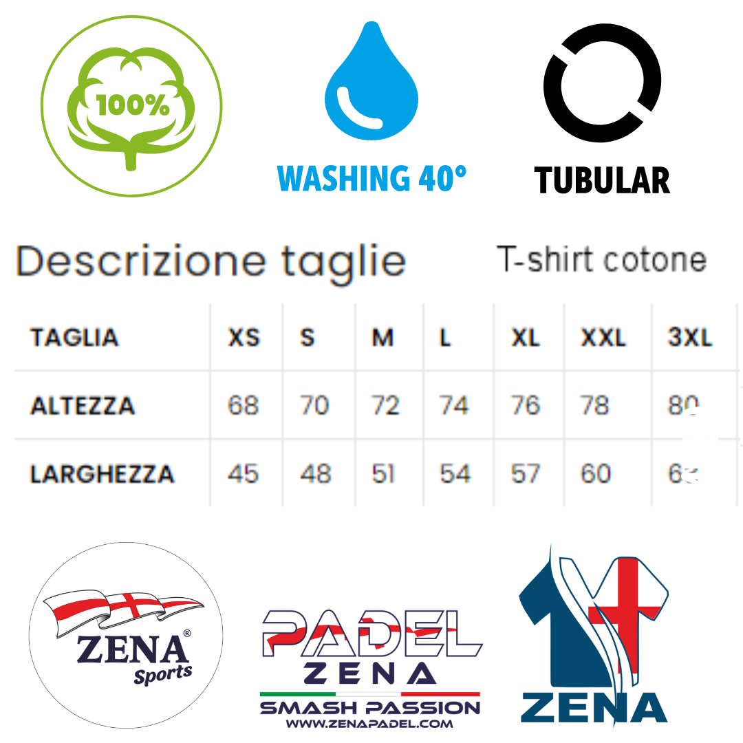 T-Shirt Cotone COSE BELLISSIME Padel - Zena Padel