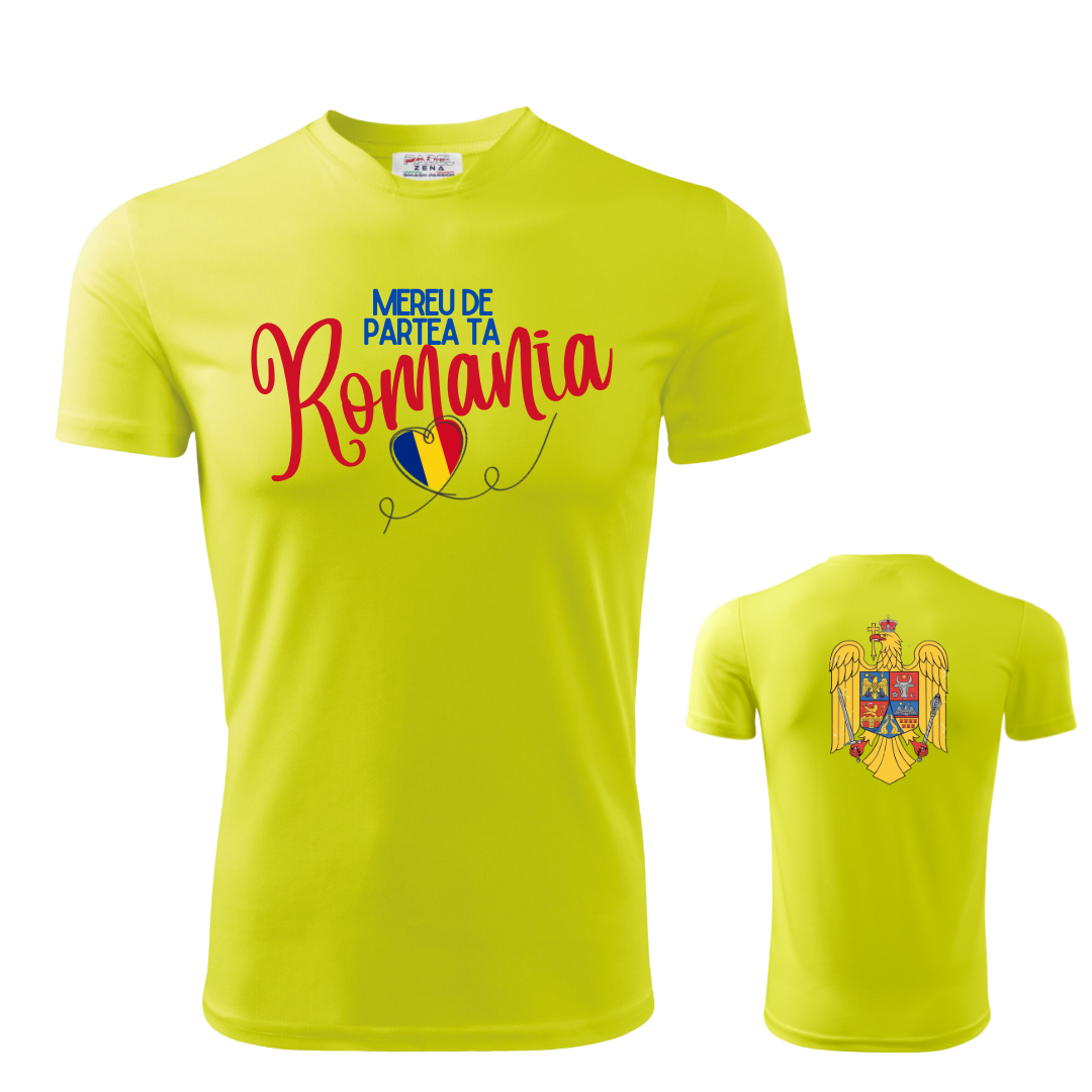 T-Shirt ROMANIA Partea Ta - Zena Padel