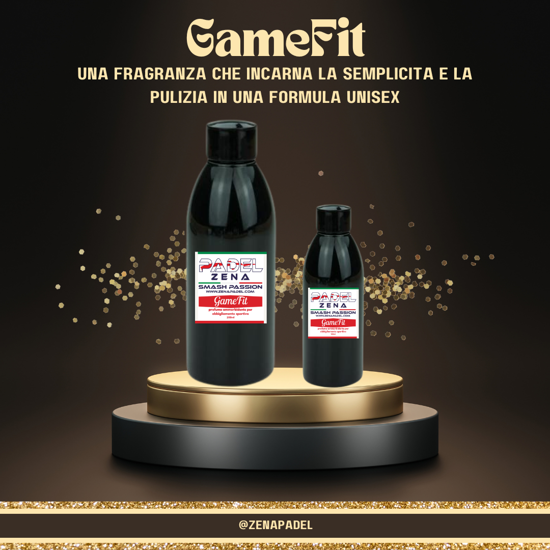 Profumo Ammorbidente - GameGlam&GameFit - Esclusivo per Abbigliamento Sportivo (TESTER) - Zena Padel