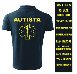 Polo Personalizzabile | Soccorritore Infermiere Autista Medico...| Esculapio - Zena Padel