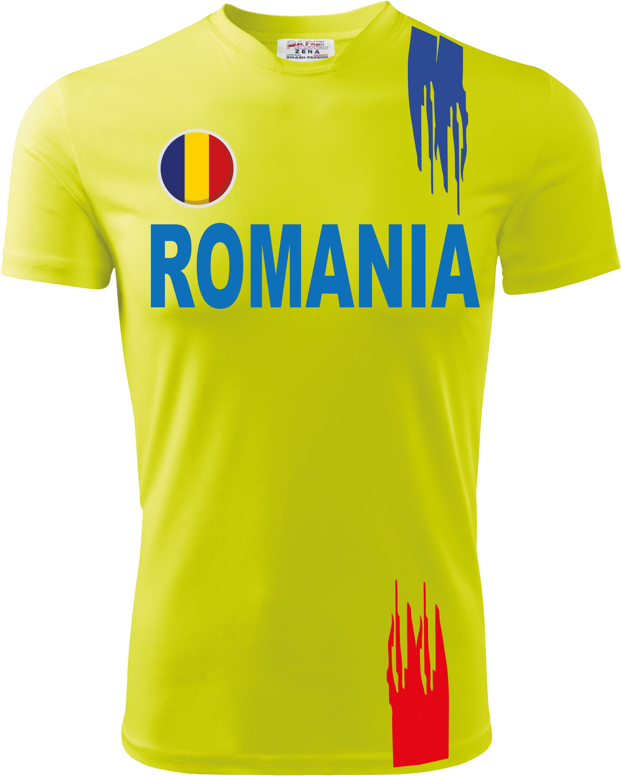 T-Shirt Padel Europei ROMANIA - Zena Padel