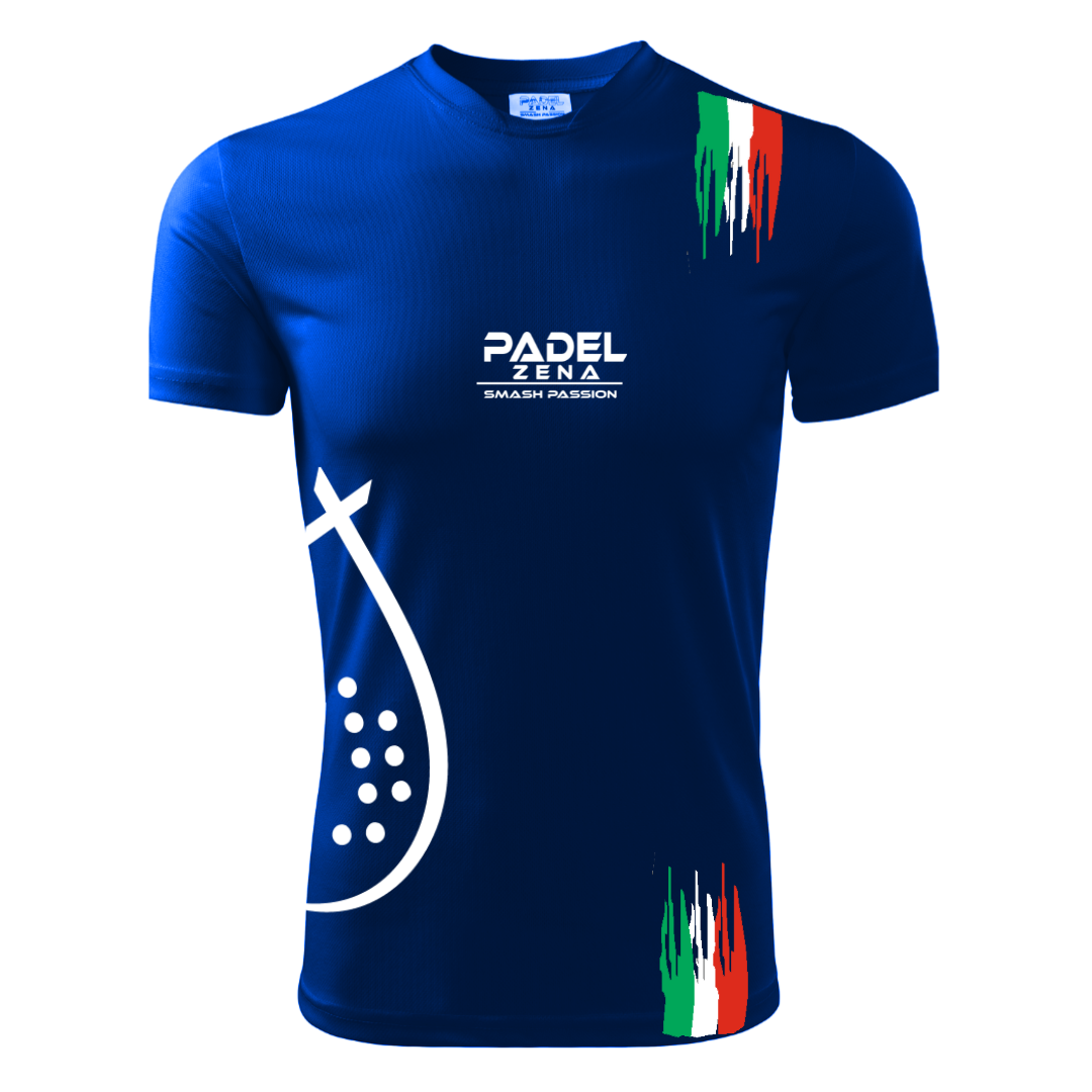 T-Shirt RAINBOW ITA 01 Royal - Zena Padel