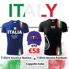 PROMO ITALIA - 2 Camisetas Técnicas + Gorra