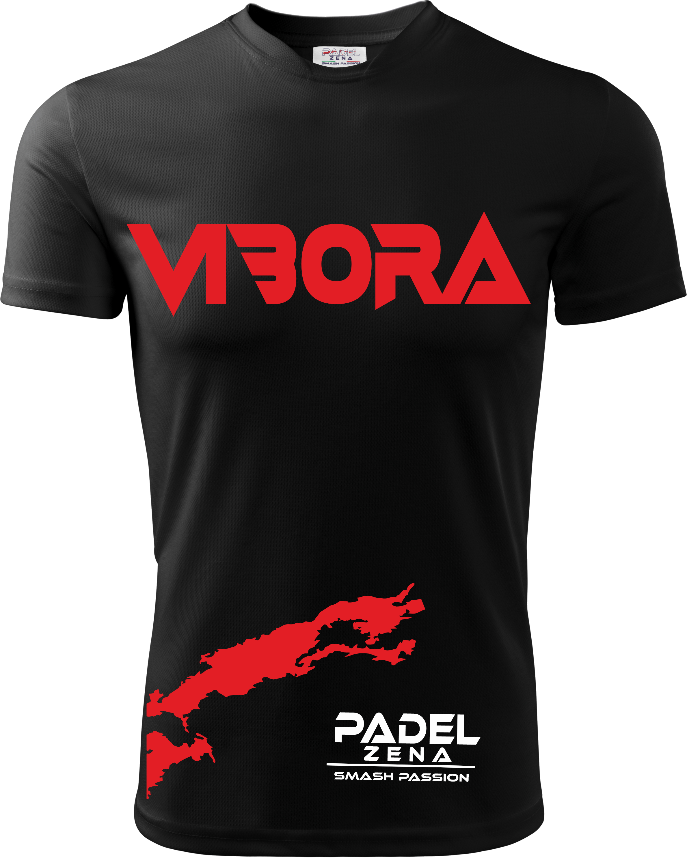 T-Shirt VIBORA RED Padel - Zena Padel