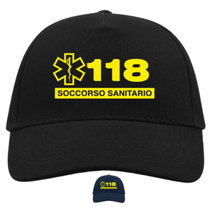 Cappello 118 Cotone | Soccorritore Infermiere Autista Medico... - Zena Padel