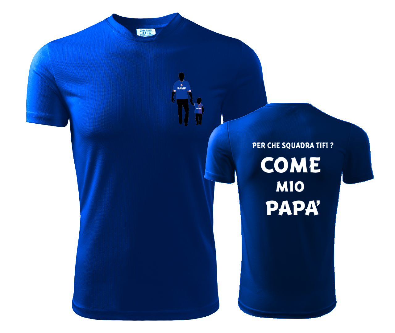 T-Shirt COME MIO PAPA' Samp - Zena Padel