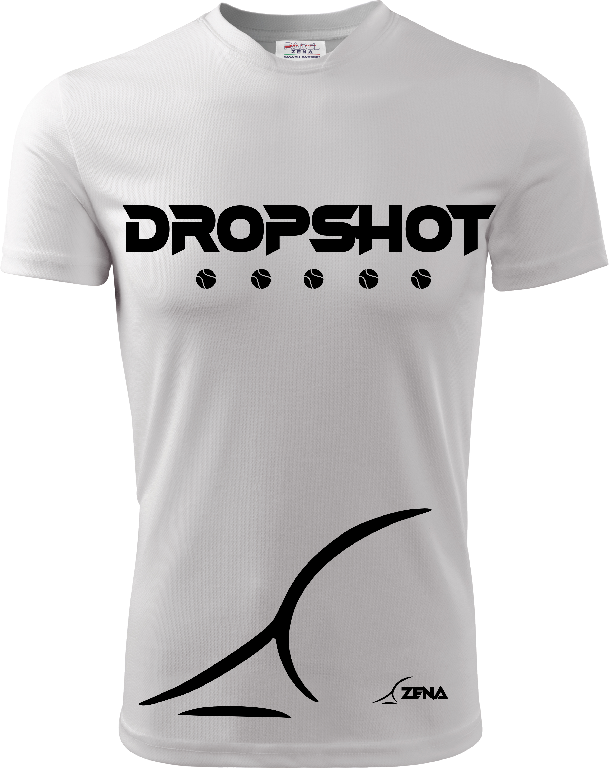 T-Shirt Tennis DROPSHOT - Zena Padel