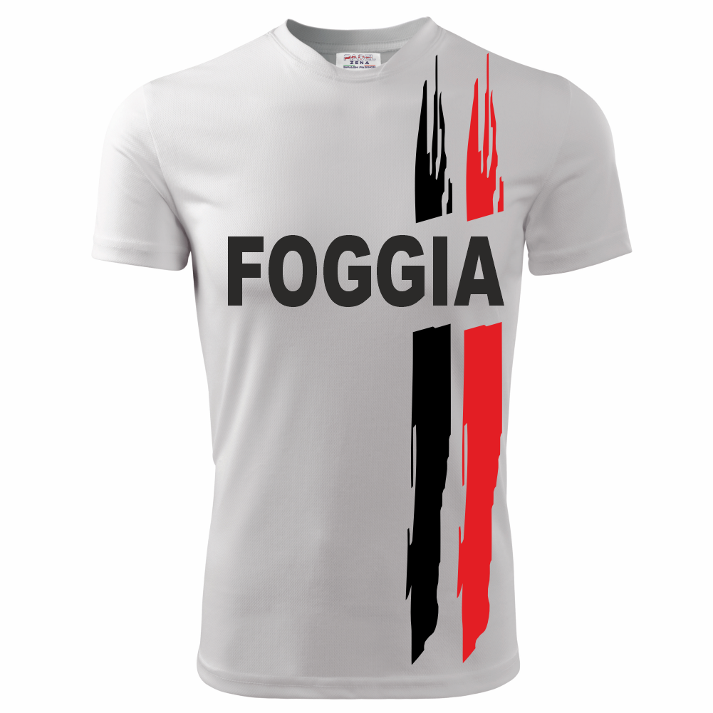 T-Shirt FOGGIA Bianca (Taglie Adulto/Bimbo)