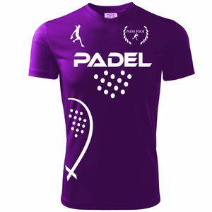 T-Shirt PURPLE Padel1 - Zena Padel