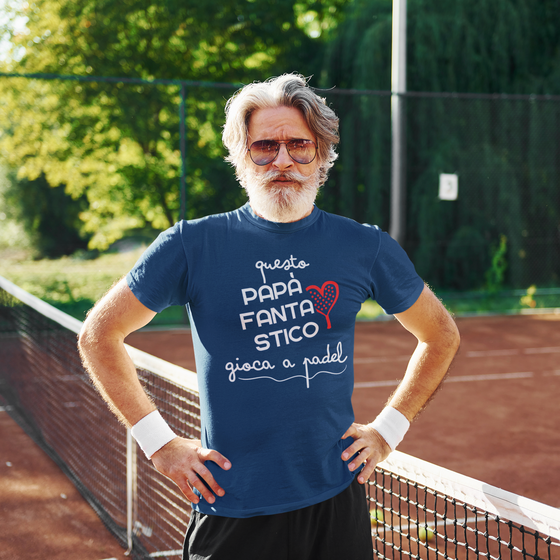 T-Shirt Cotone PAPA' FANTASTICO Padel - Zena Padel