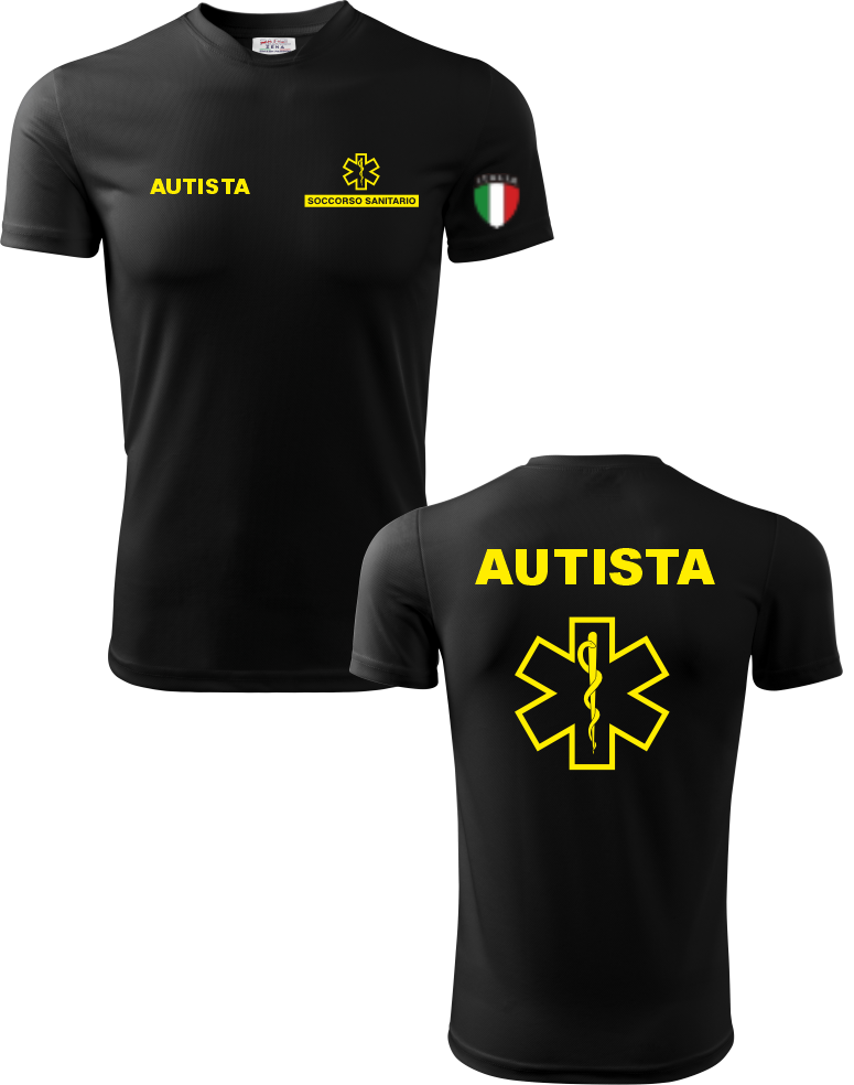 T-Shirt Personalizzabile | Soccorritore Infermiere Autista Medico...| Esculapio - Zena Padel